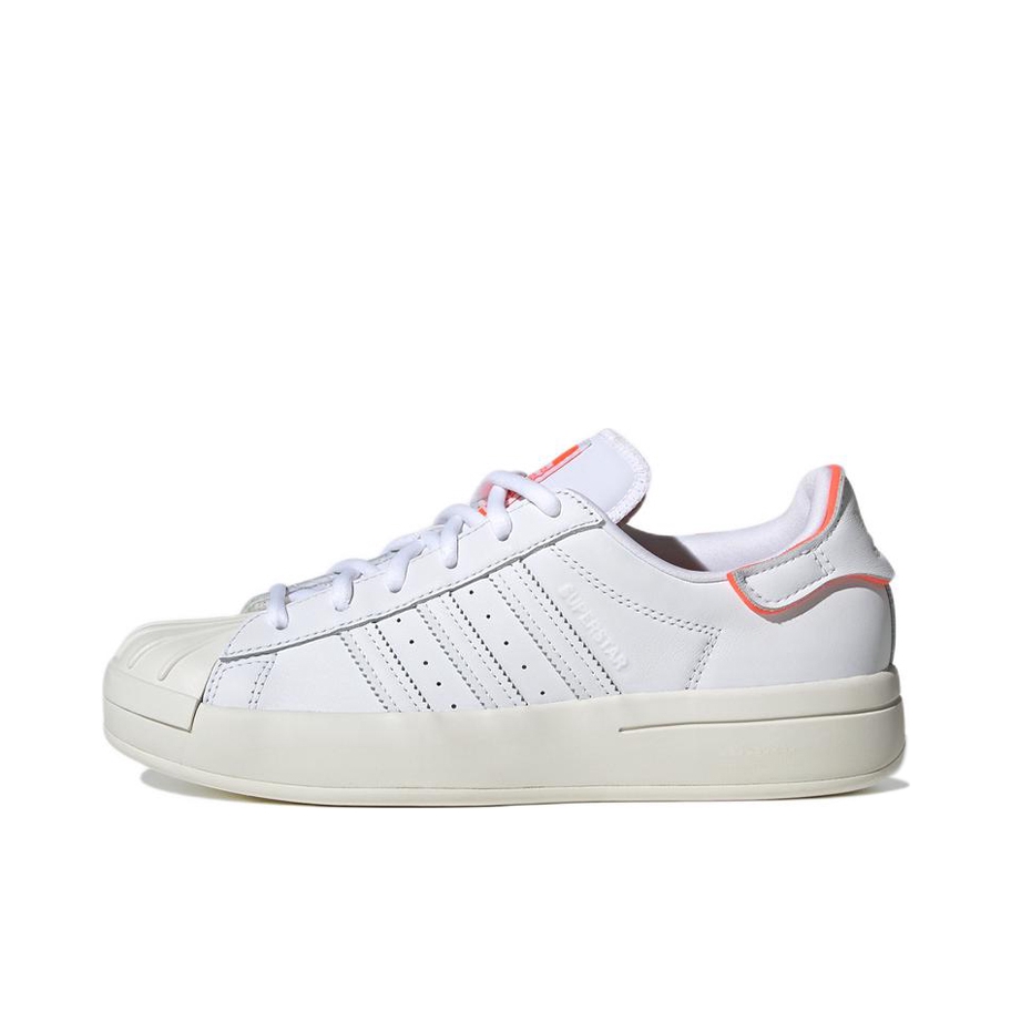 推荐商品：adidas Superstar Ayoon 板鞋 贝壳头舒适透气轻便百搭耐磨圆头平跟 白色/橘粉