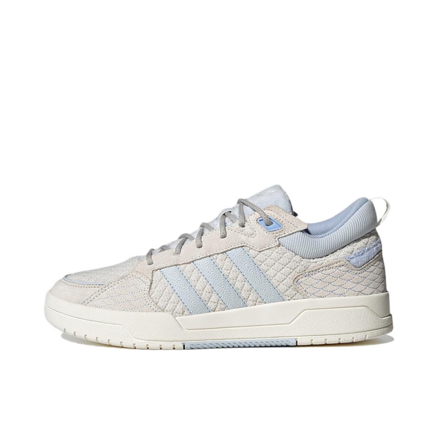 推荐商品：adidas Neo 100DB 板鞋 休闲舒适轻便复古透气耐磨防滑 灰蓝色/浅灰/米色/白色