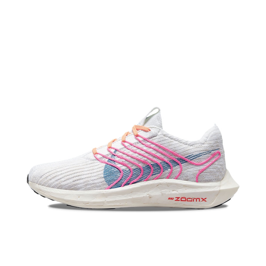 推荐商品：Nike Pegasus Turbo Next Nature 超级飞马 跑鞋 ZoomX泡棉缓震回弹织物 白色/粉色/蓝色