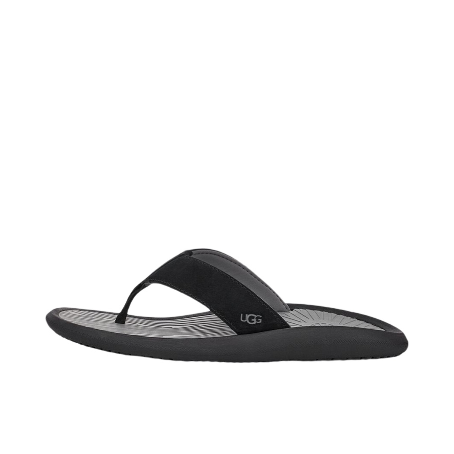 推荐商品：UGG Brookside 2 夹趾 简约时尚 人字拖 拖鞋 黑色