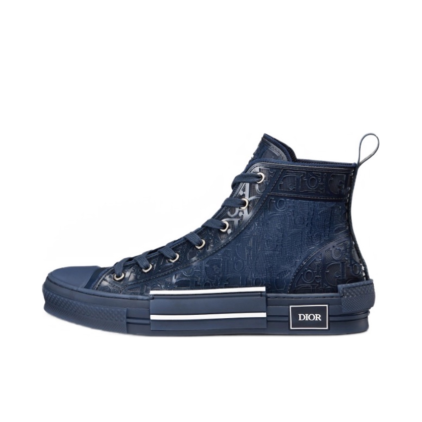 推荐商品：Dior B23 Oblique 涡纹图案 休闲时尚 板鞋 3SH129ZGT_H561 深蓝