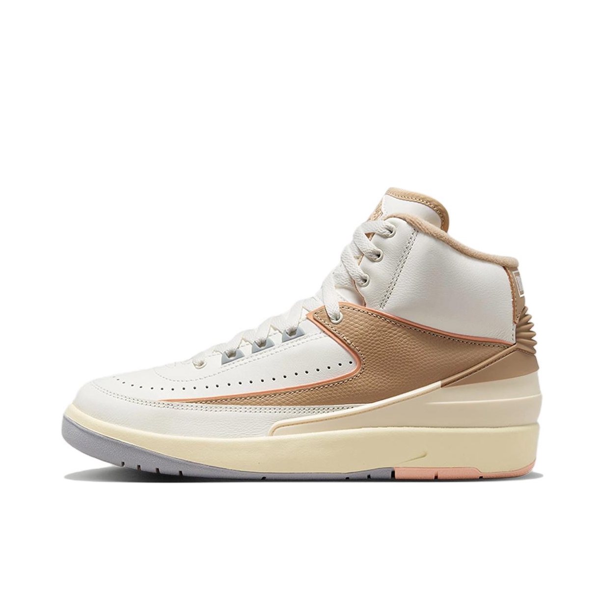 推荐商品：Air Jordan 2 运动休闲鞋 缓震防滑耐磨潮流复古包裹性 白色/棕色
