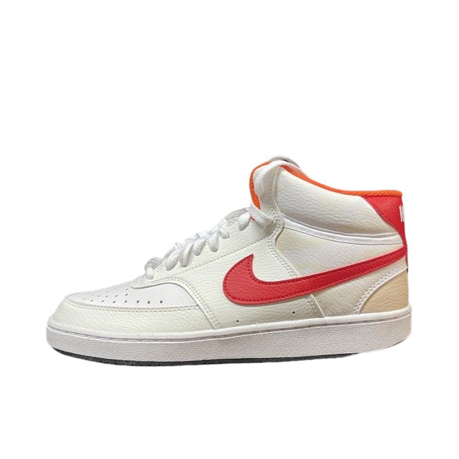 推荐商品：Nike Court Vision 板鞋 复古缓震抓地防滑轻便 米白色/红色