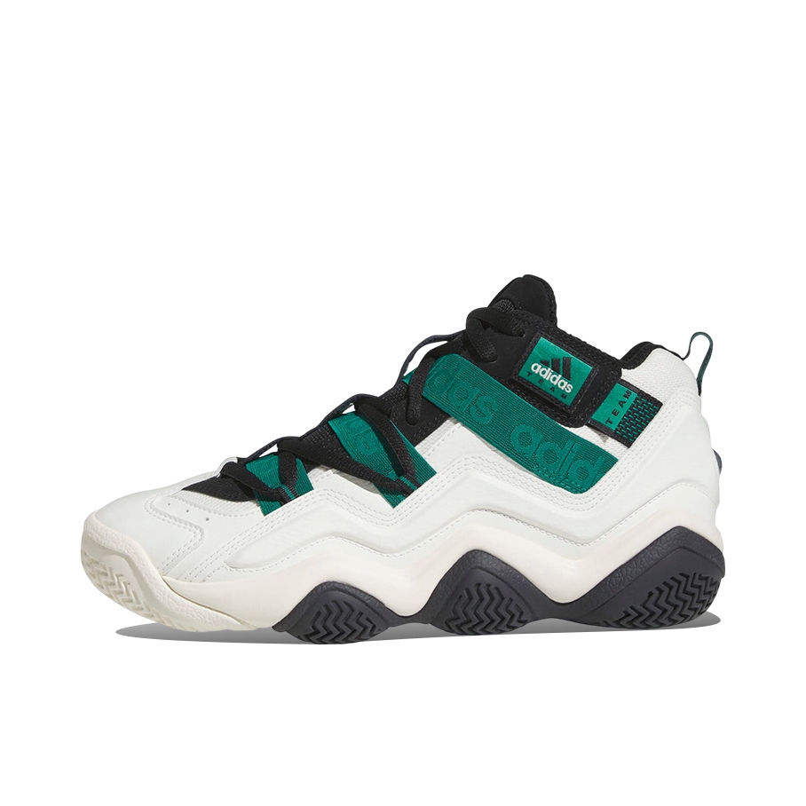 推荐商品：adidas Top Ten 2000 篮球鞋 潮流防滑耐磨复古舒适轻便缓震时尚透气 白色/黑色/绿色