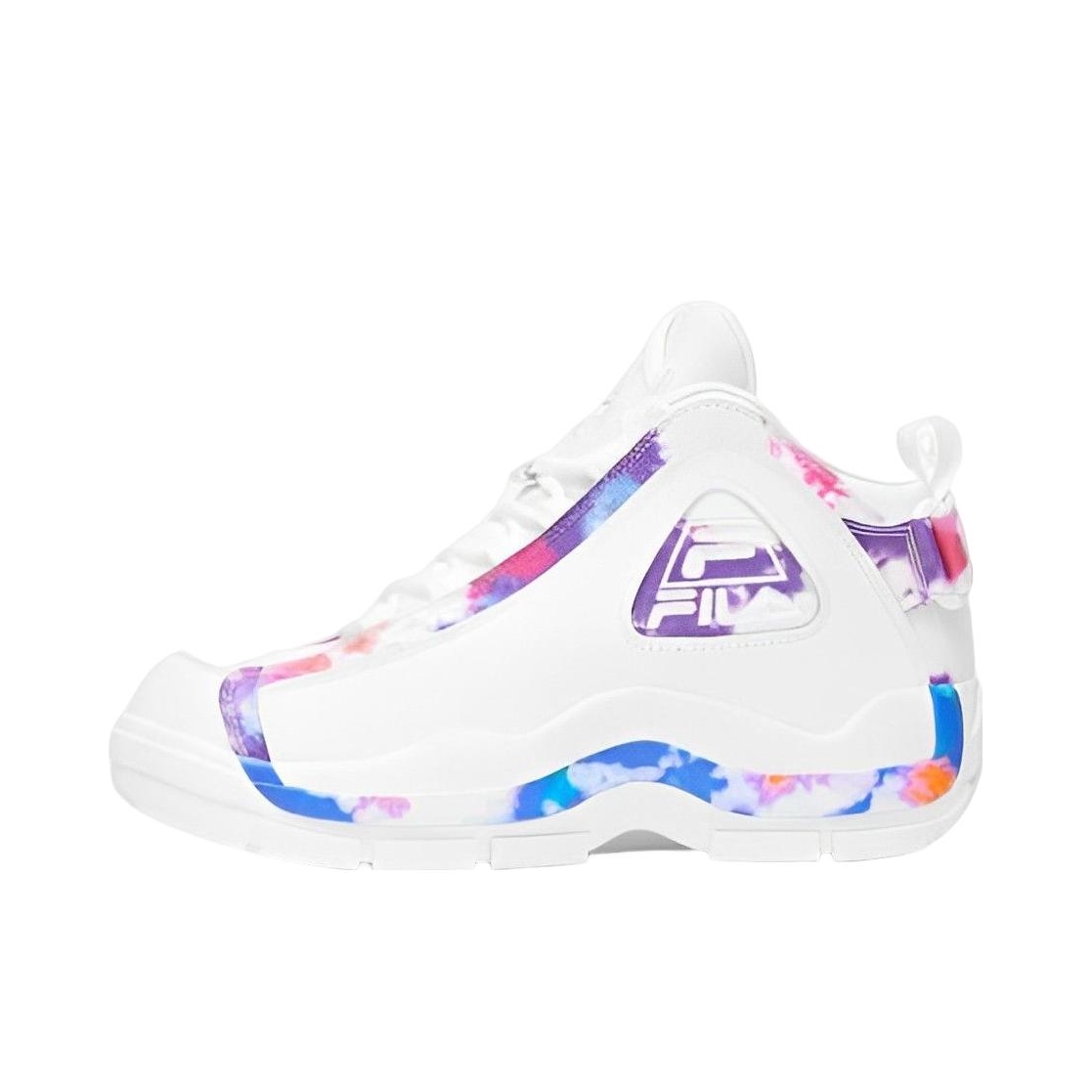 推荐商品：FILA/斐乐 GH96 防踢减震 防滑耐磨 舒适轻便 休闲复古 篮球鞋 3BM01368 扎染