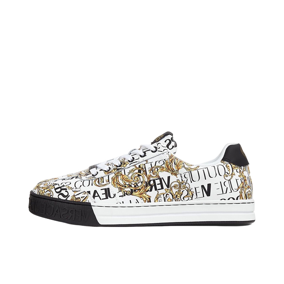 推荐商品：Versace Jeans Court 88 E73YA3SK6-EZP167 时尚 白色/金色
