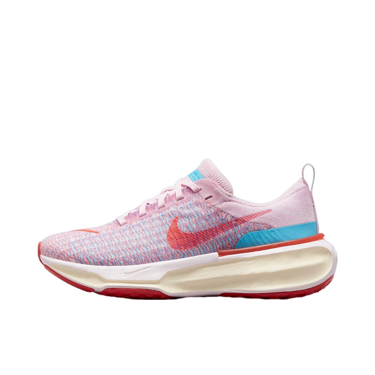 推荐商品：Nike Invincible 3 跑鞋 透气缓震织物运动支撑训练轻便平跟 粉色