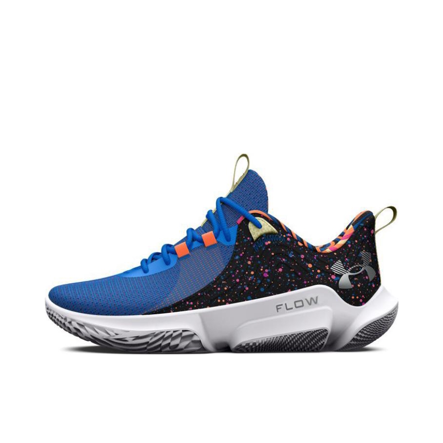 推荐商品：Under Armour/安德玛 Flow FUTR X 2 减震耐磨 舒适透气 时尚百搭 实战训练 篮球鞋 黑色/蓝色