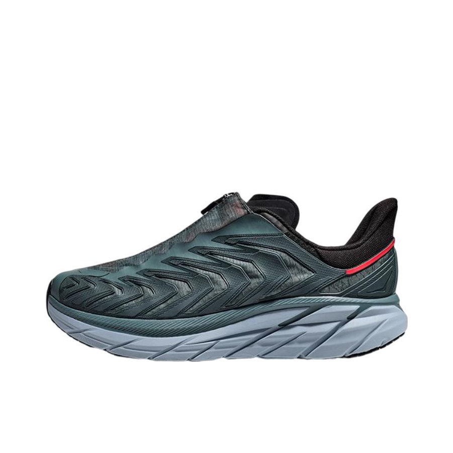 推荐商品：HOKA ONE ONE Project Clifton 克利夫顿未来 防滑 耐磨 织物 跑鞋 精灵灰蓝/石墨蓝