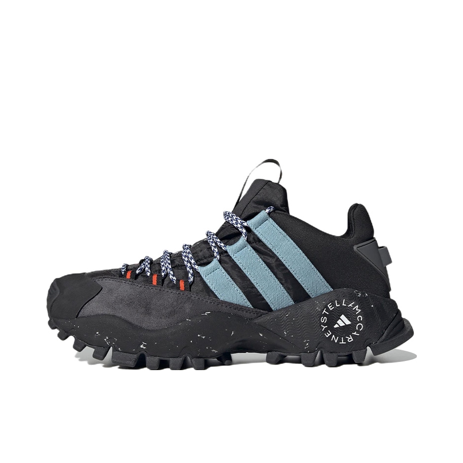 推荐商品：adidas Stella McCartney Seeulater 运动休闲鞋 徒步鞋 舒适百搭防滑耐磨 黑色/蓝灰色