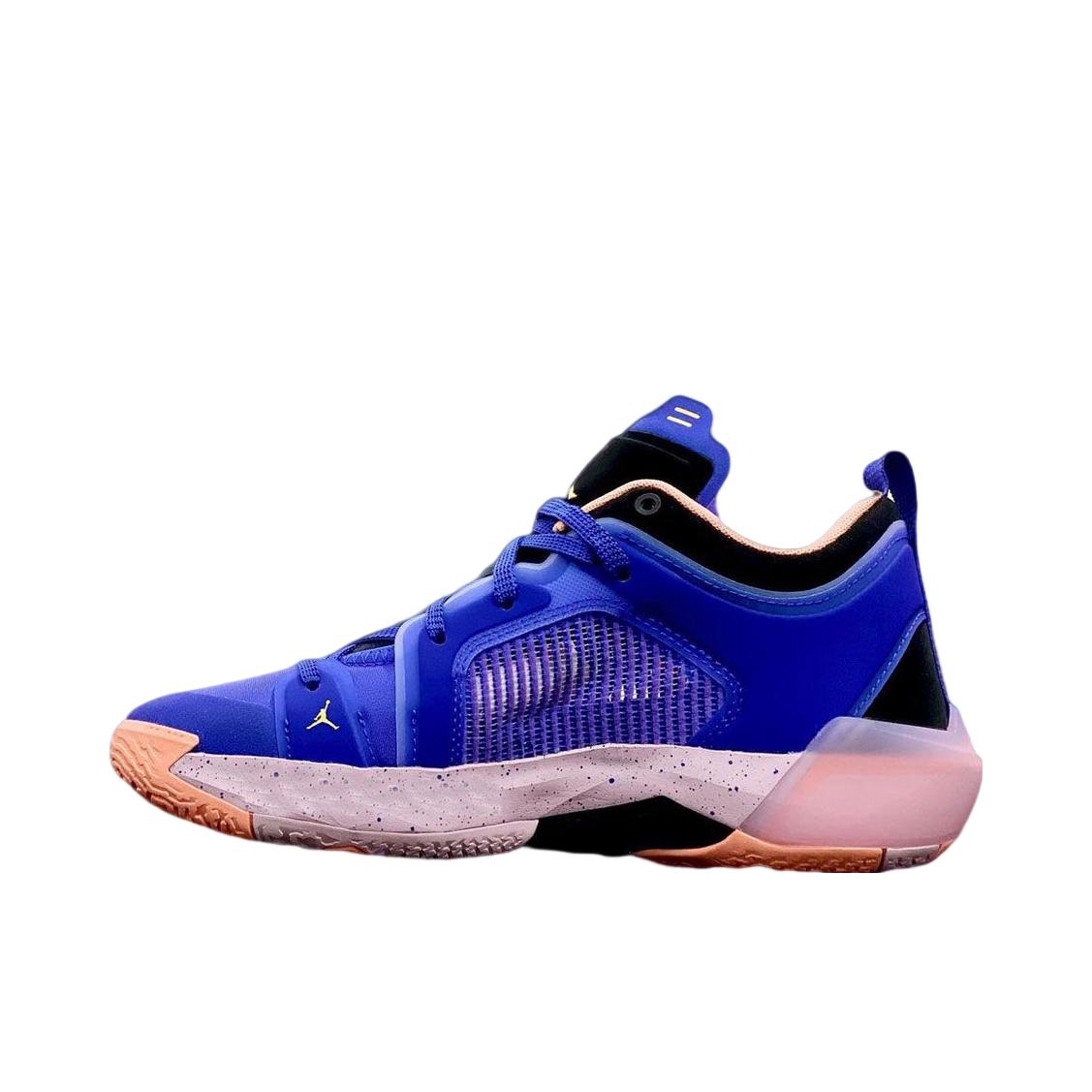 推荐商品：Air Jordan 37 篮球鞋 防滑耐磨缓震透气时尚百搭实战 国外版/青石蓝/黑色/狂喜深红/土星金