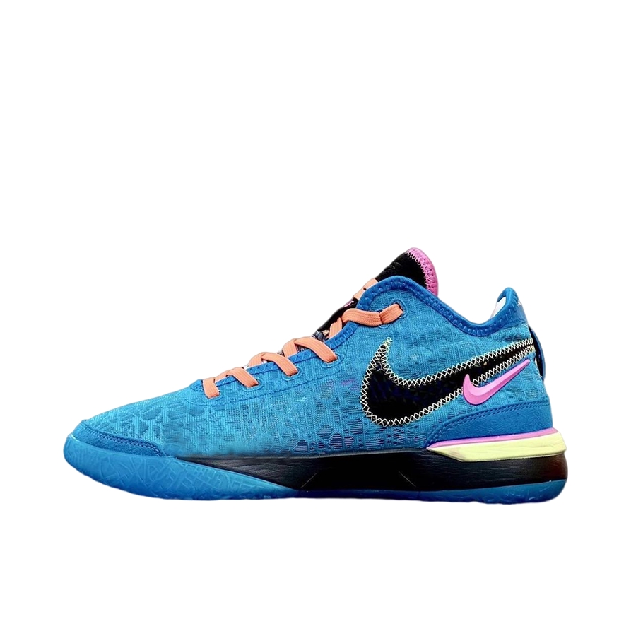 推荐商品：Nike Zoom LeBron NXXT Gen布朗尼一代 篮球鞋 抗扭缓震防滑耐磨透气回弹包裹性训练实战 国外版/蓝橙/鸳鸯