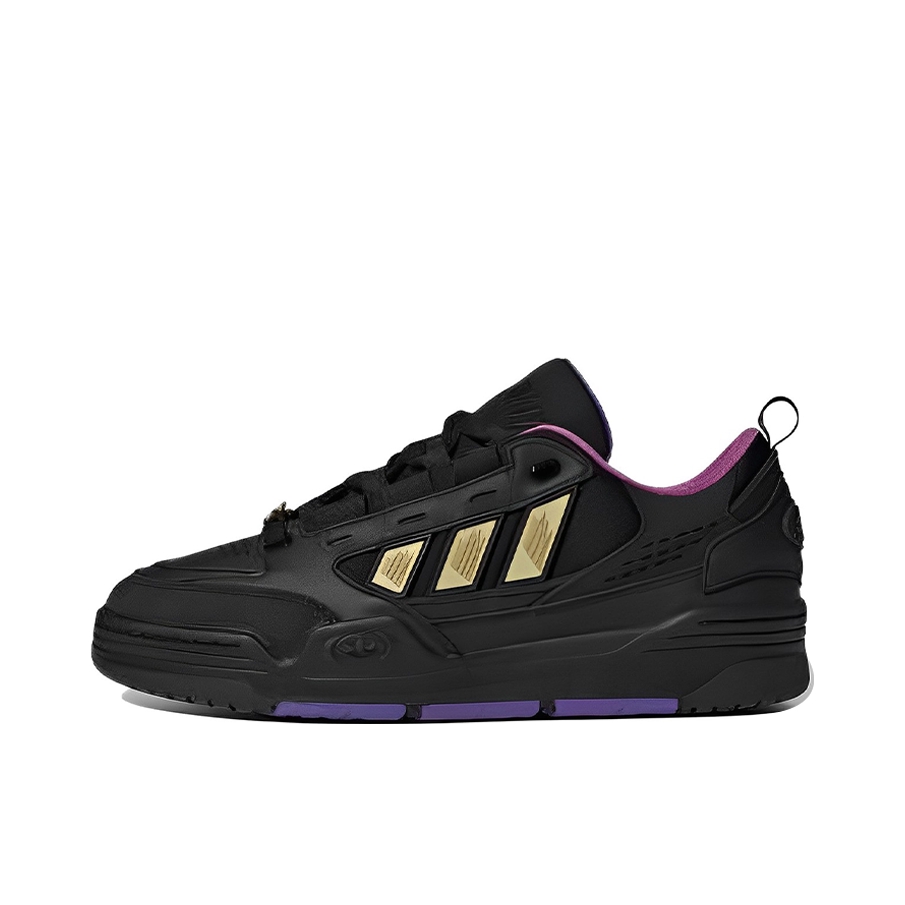 推荐商品：adidas Originals ADI2000 复古 防滑耐磨 舒适百搭 面包鞋 游戏王联名/黑色/紫色/金色