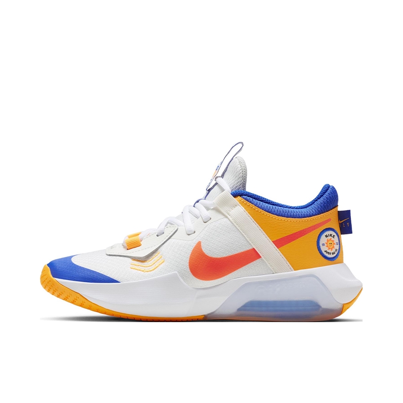 推荐商品：Nike Air Zoom Crossover 缓震 回弹 防滑耐磨 实战 篮球鞋 大童/白色/橙色/蓝色
