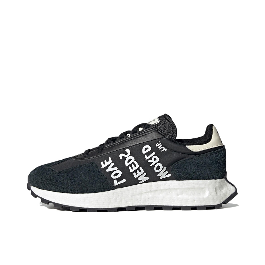 推荐商品：adidas Originals RETROPY E5 跑鞋 缓震透气复古 André Saraiva联名/黑色/白色