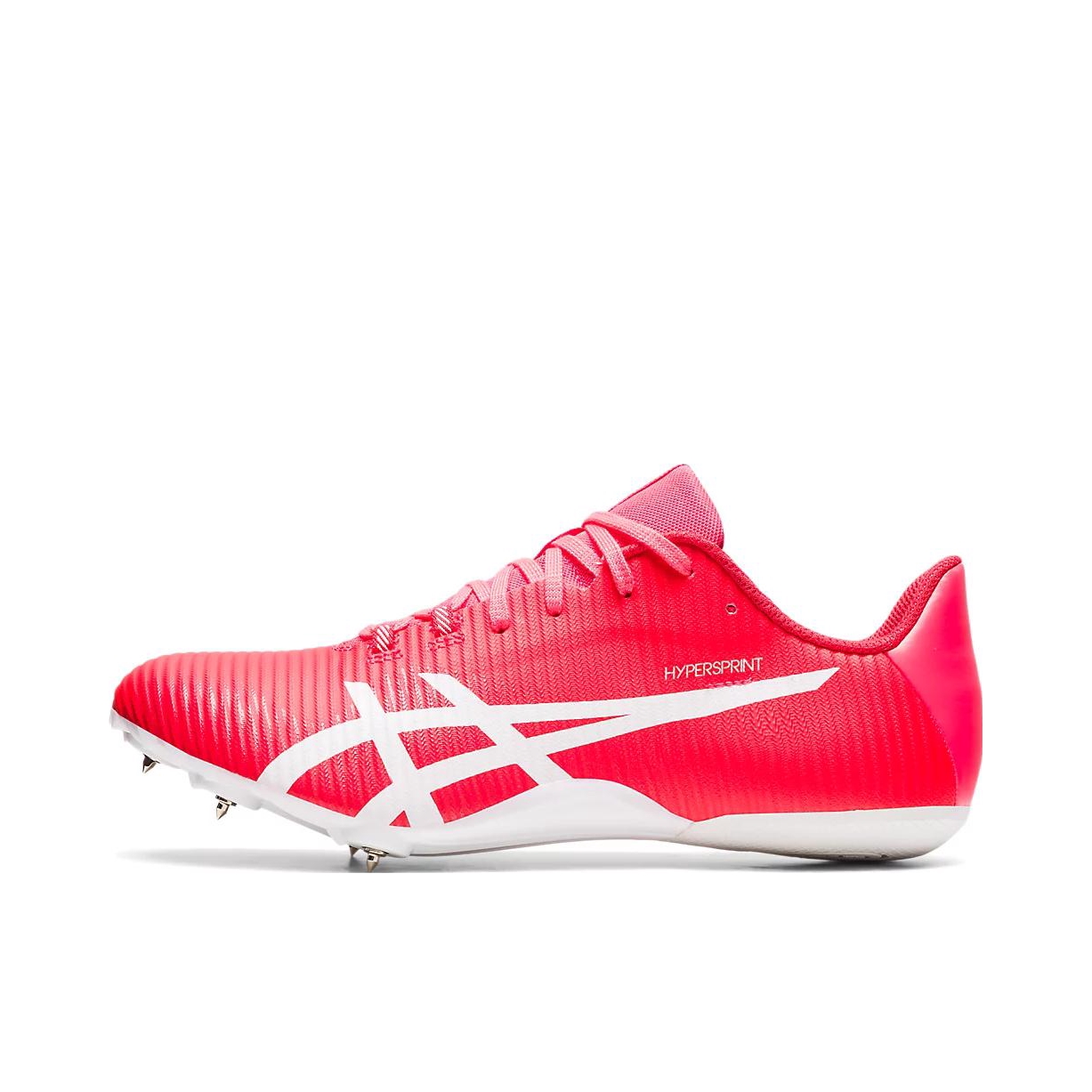 推荐商品：Asics/亚瑟士 HyperSprint 8 防滑耐磨 轻便透气 田径 舒适百搭 短跑 钉鞋 跑鞋 白色/红色