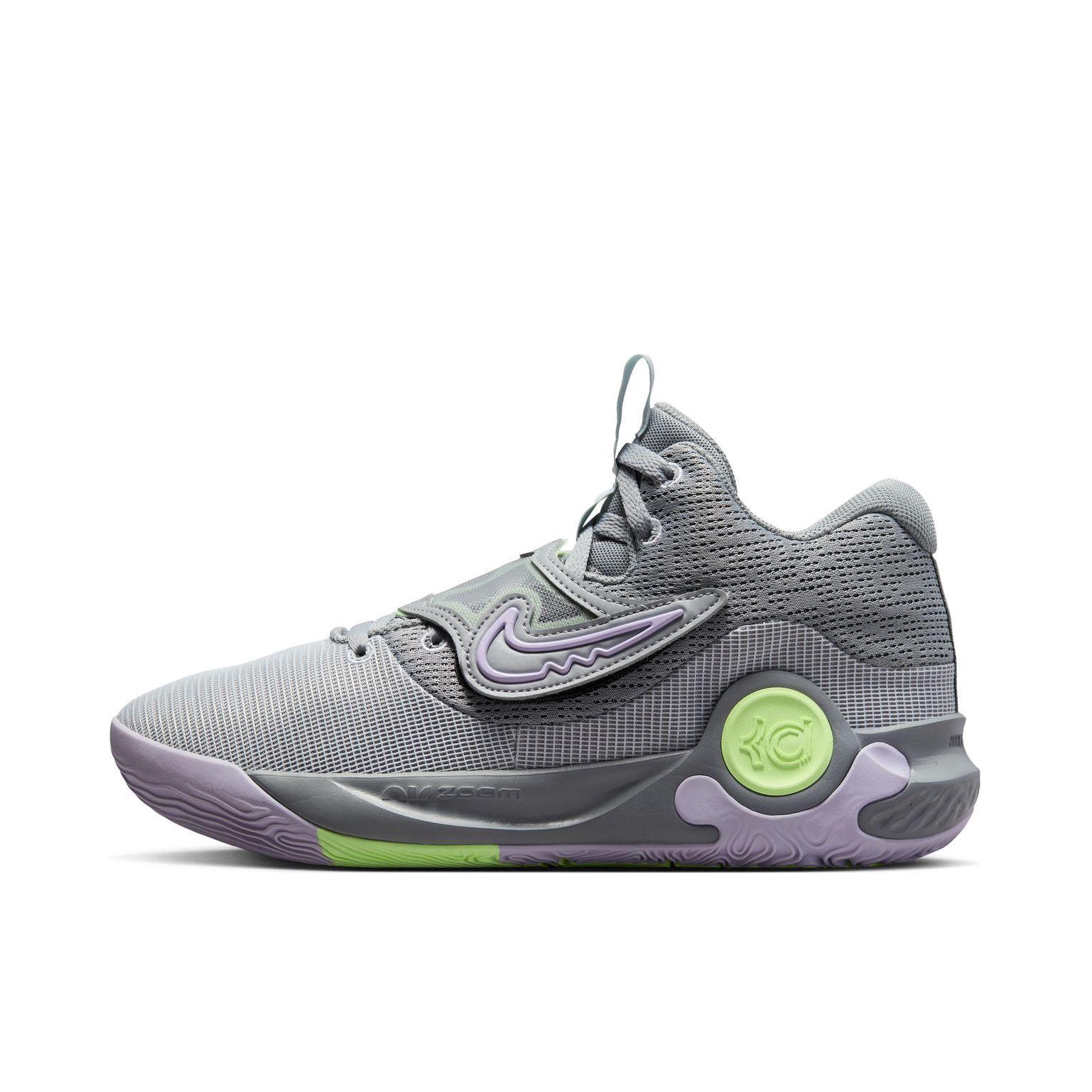 推荐商品：Nike KD Trey 5 X 杜兰特 篮球鞋 缓震透气防滑耐磨圆头织物支撑实战时尚百搭 国内版/灰色/绿色/紫色