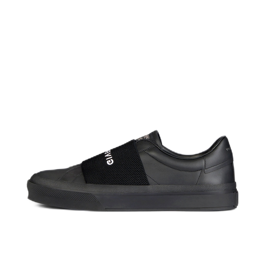 推荐商品：Givenchy urban street 耐磨防滑 简约 运动时尚 套脚 牛皮 休闲 板鞋 BH0003H05L 低帮/黑色