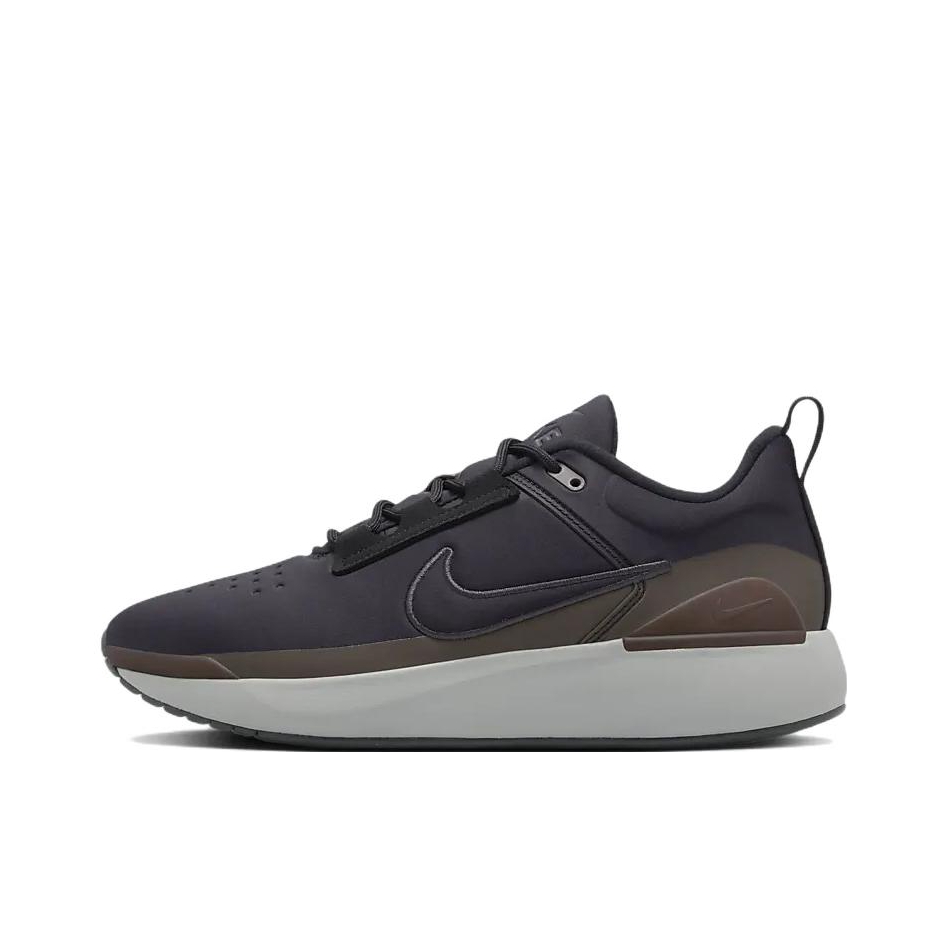 推荐商品：Nike E-Series 1.0 跑鞋 防滑耐磨缓震回弹抓地轻便透气舒适百搭支撑织物合成革运动 黑色/灰色