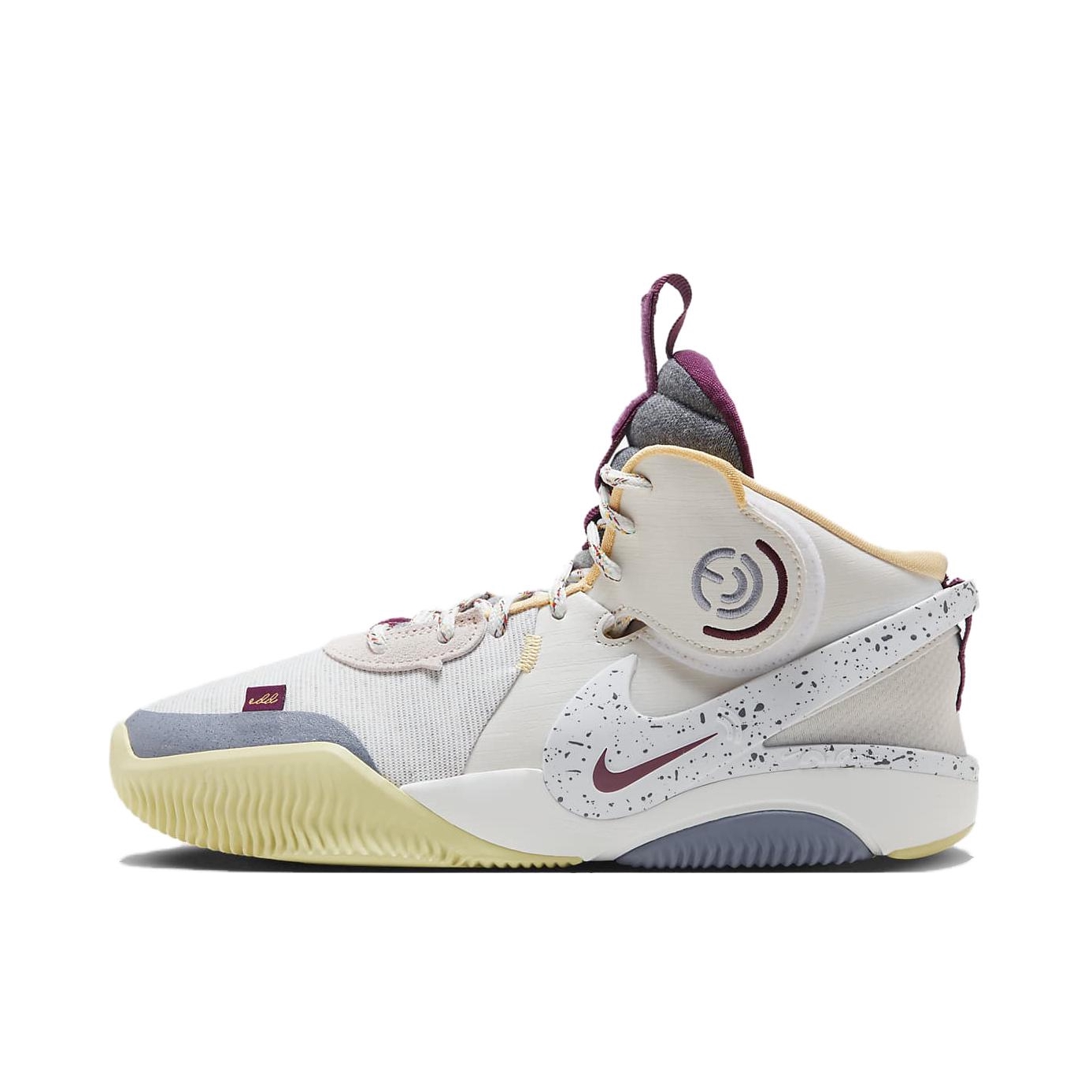 推荐商品：Nike Air Deldon 缓震透气 防滑耐磨 舒适潮流 圆头 支撑 织物 实战 篮球鞋 国内版/白色/灰色/湖蓝
