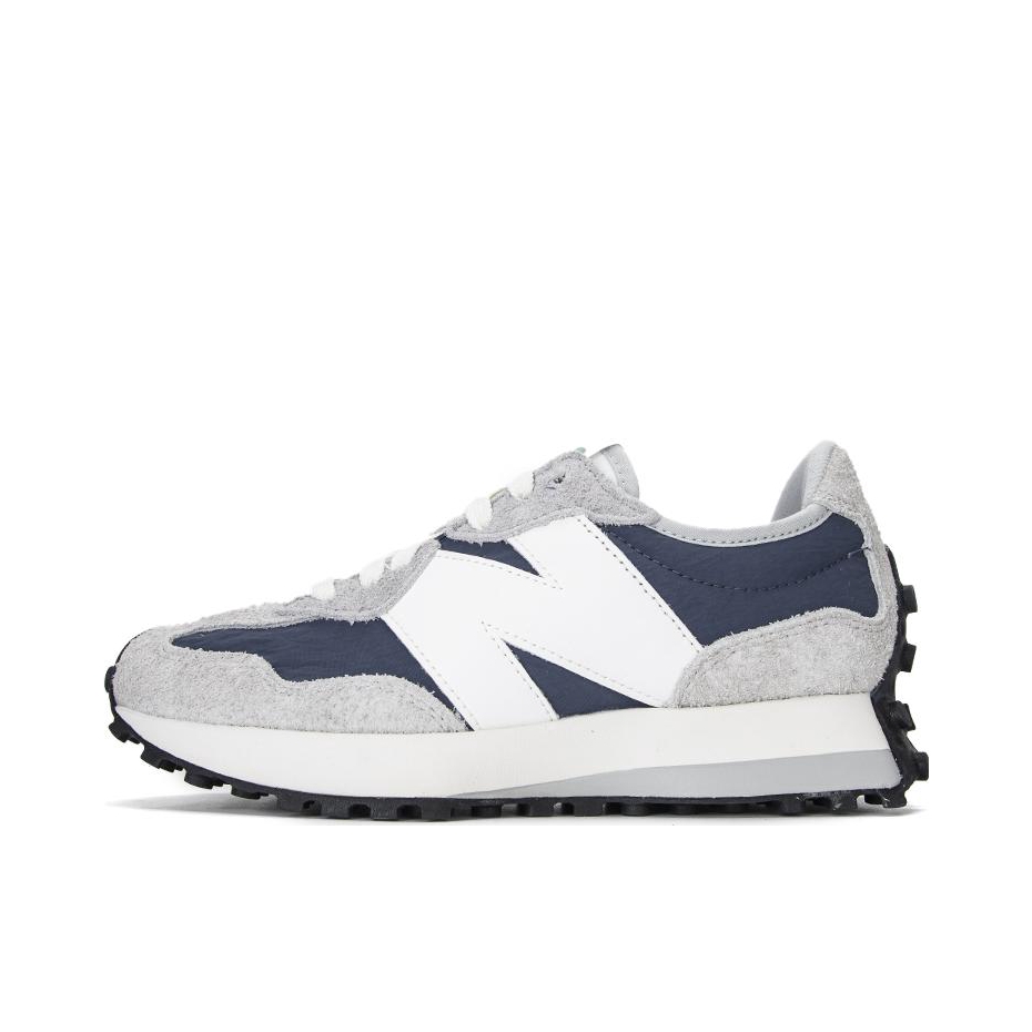 推荐商品：【IU同款】 New Balance 327 跑鞋 舒适复古防滑耐磨休闲透气减震拼接运动防水织物慢跑圆头 中性灰/蓝莓灰