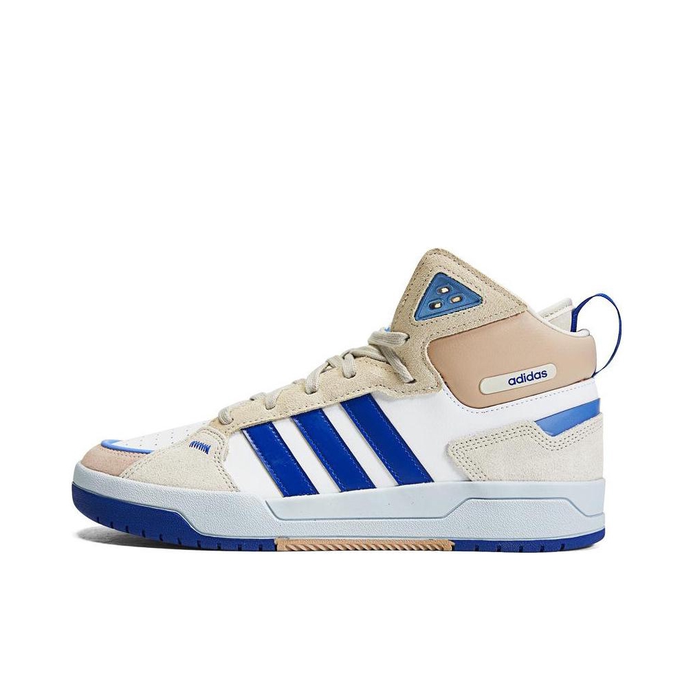 推荐商品：adidas Neo 100DB 板鞋 休闲舒适轻便复古透气耐磨防滑 白色/蓝色/米色