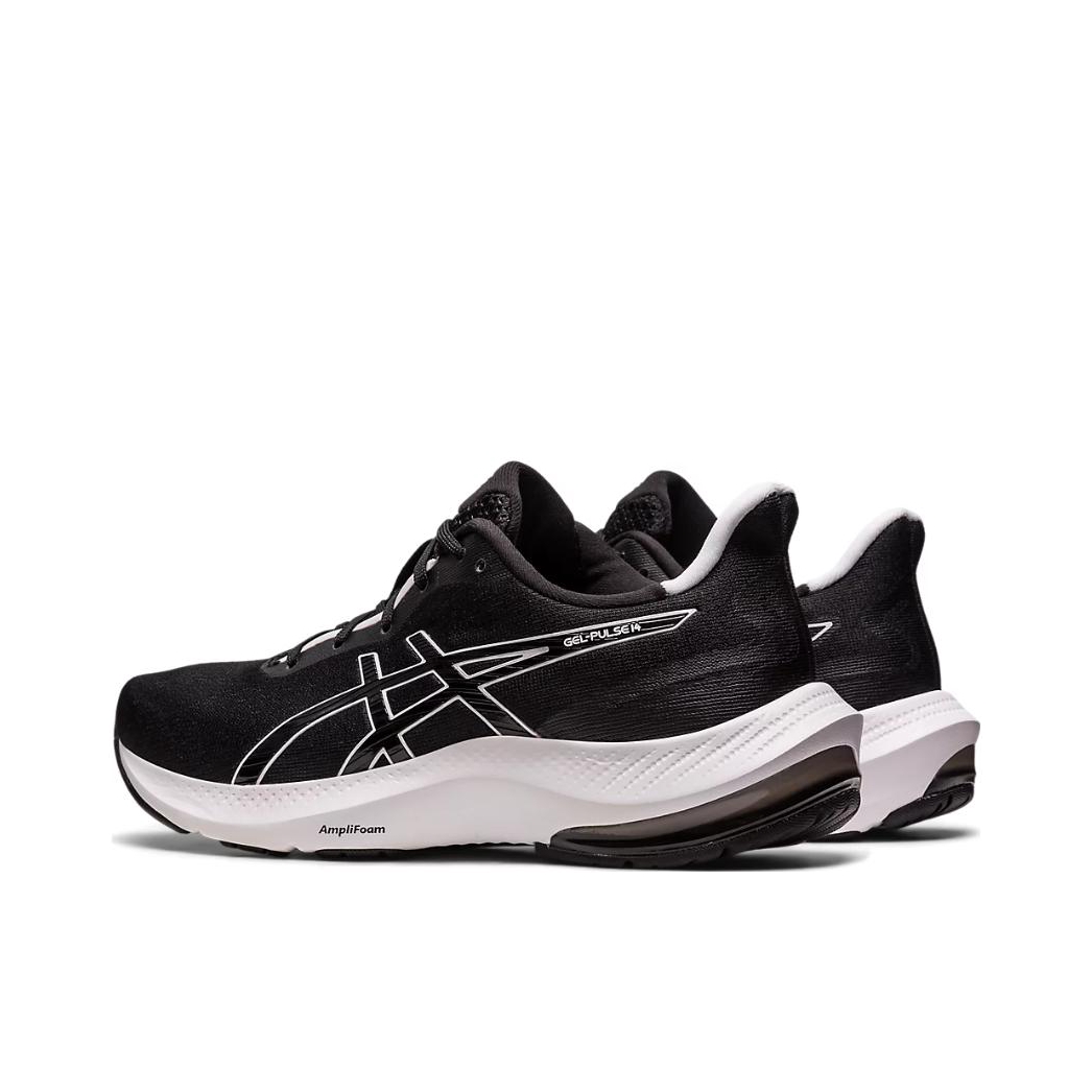 推荐商品：Asics/亚瑟士 Gel-Pulse 14 跑鞋 网面透气缓震回弹防滑耐磨稳定支撑舒适百搭合成革织物圆头 女款/黑色/白色