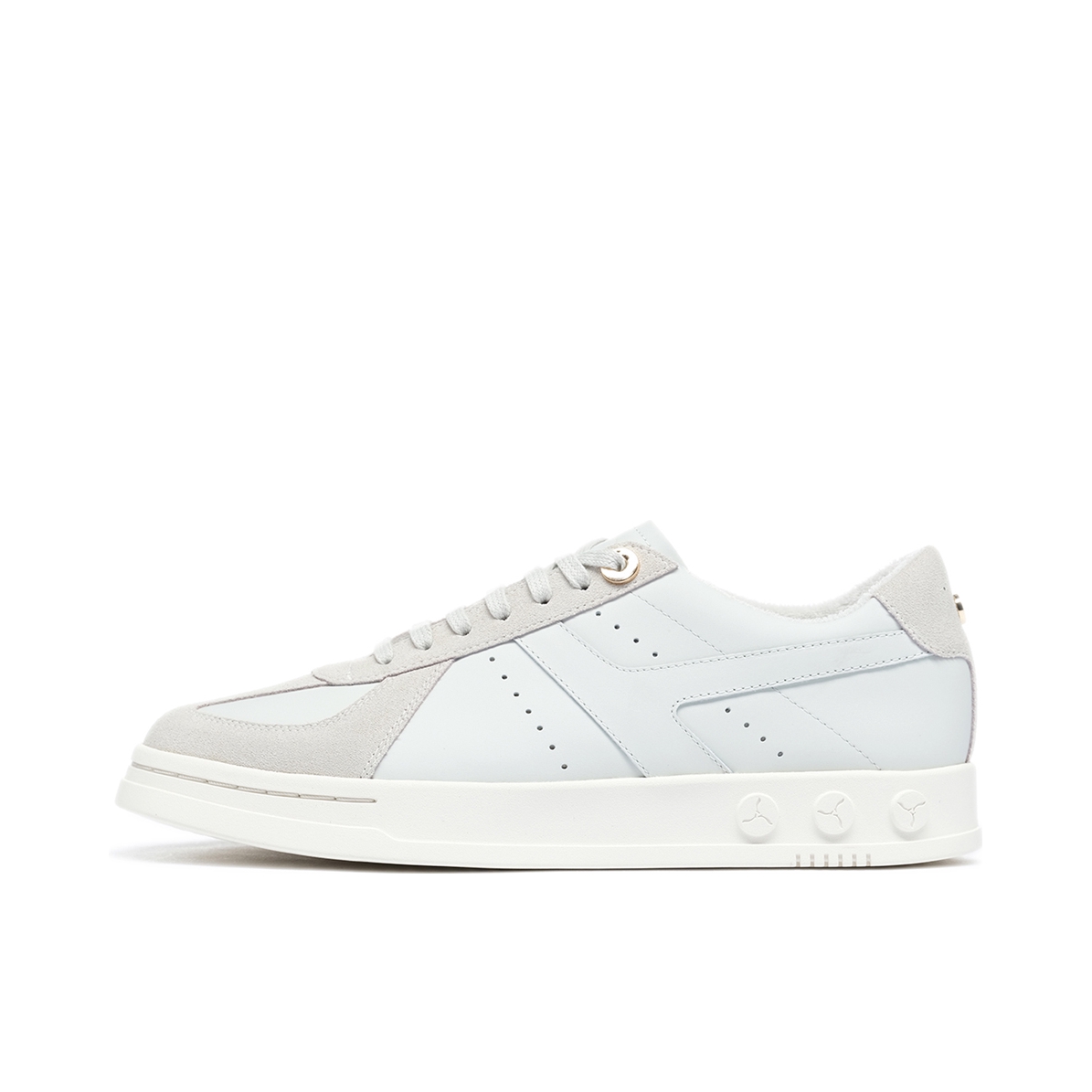 推荐商品：李宁 1990征荣 防滑耐磨 增高厚底 复古 运动休闲鞋 ALHS036 女款/水缥灰