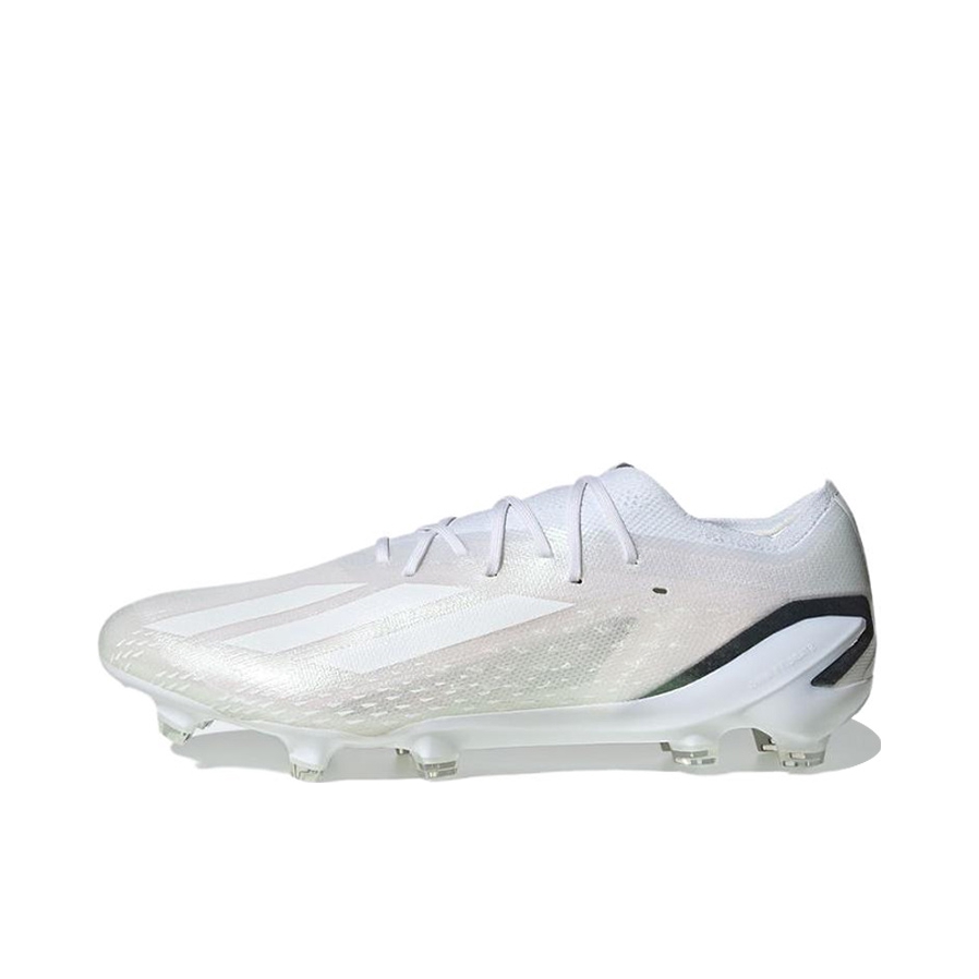推荐商品：adidas X Speedportal.1 FG 顶级 胶质长钉 天然草地 织物圆头支撑抗冲击 足球鞋 白色/银色