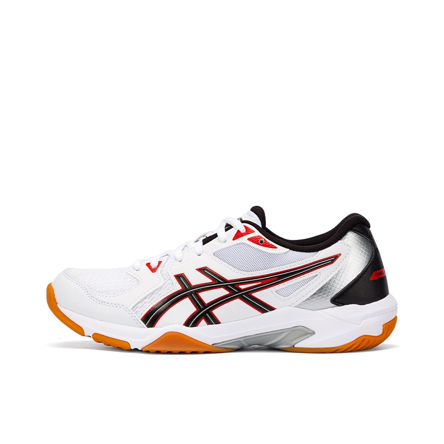 推荐商品：Asics/亚瑟士 Gel-Rocket 10 TRUSSTIC 稳定缓震 透气防滑 合成革 排球鞋 白色/红色/灰色