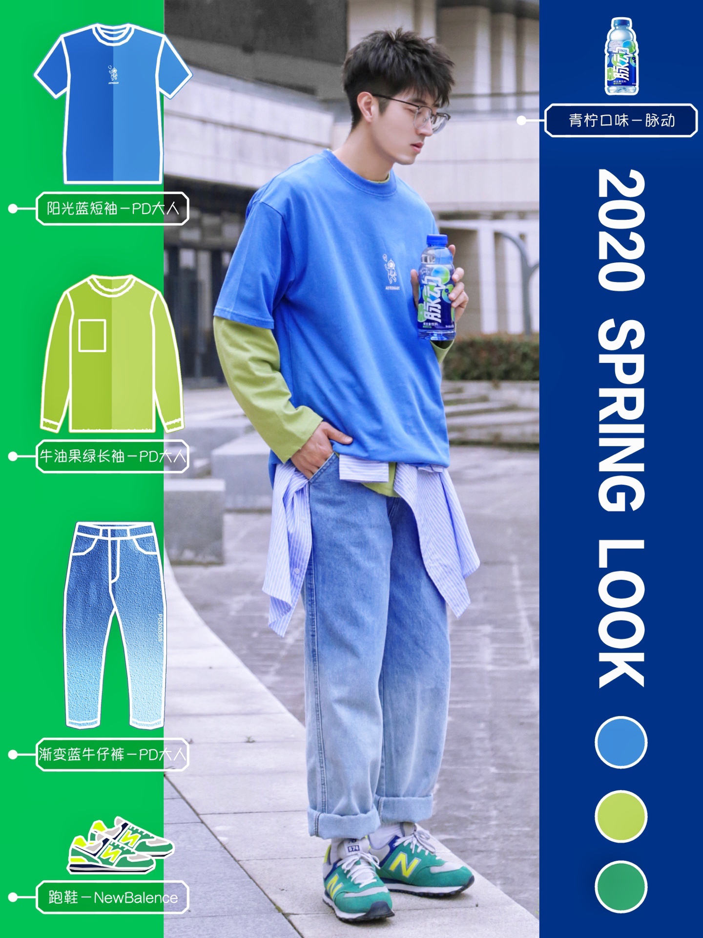 💙我的春季穿搭｜今日份小清新BOY