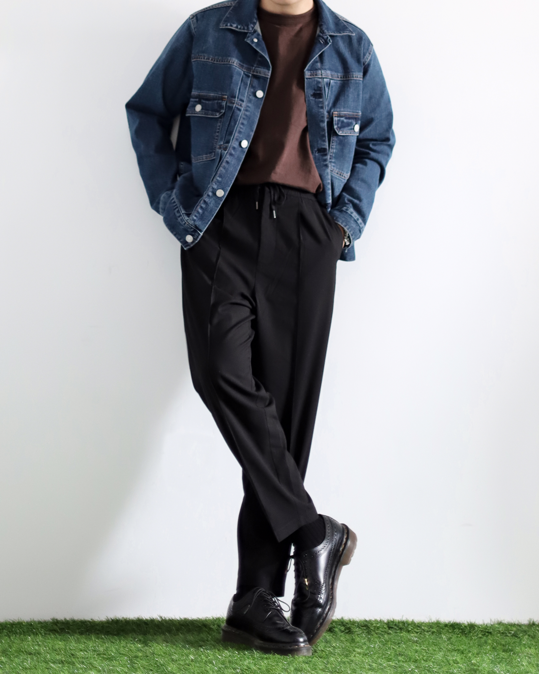 UNIQLO牛仔夹克搭配
