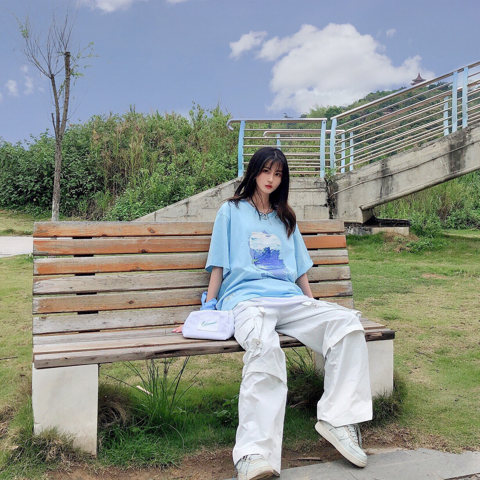 ootd/白蓝穿搭