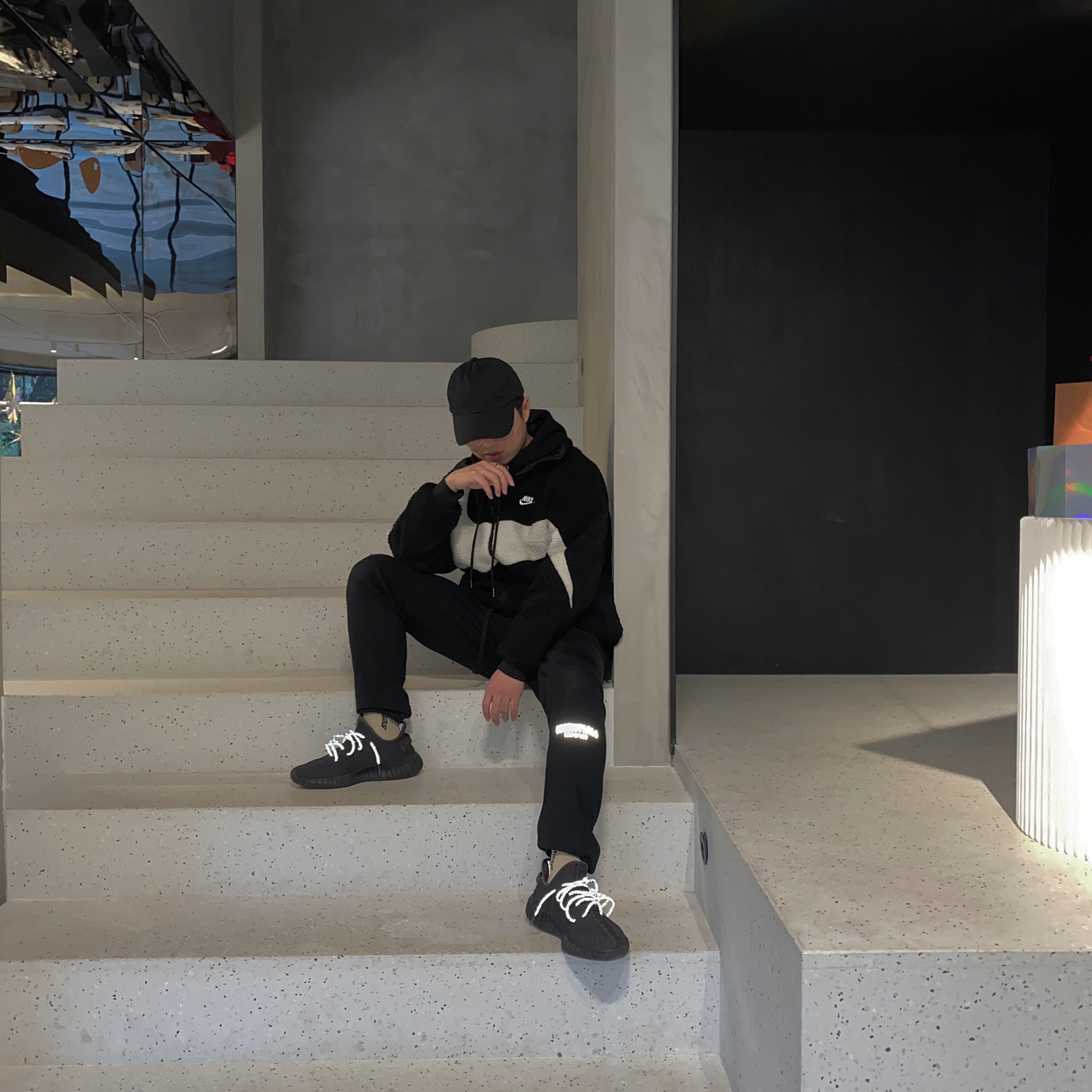 OOTD | all black甜品探店