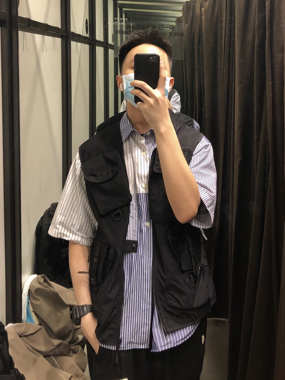 zara夏季穿搭 | 男生机能背心穿搭
