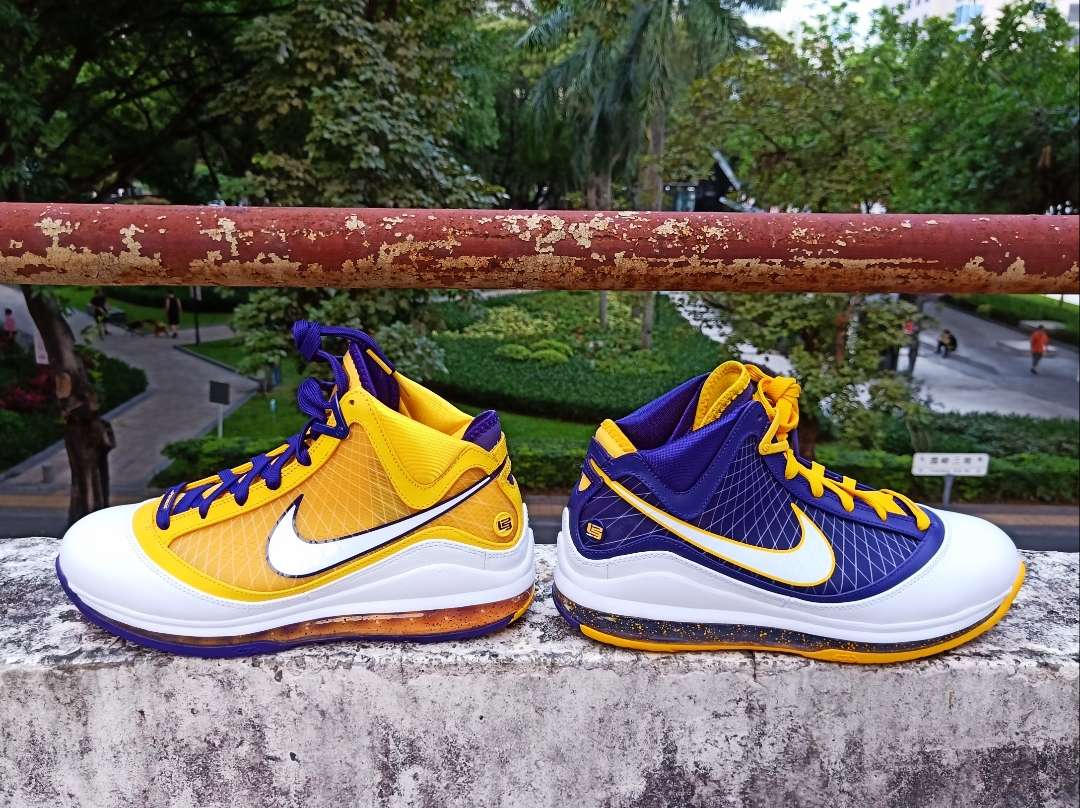 NIKE LBJ7湖人血统 鸳鸯配色🉑