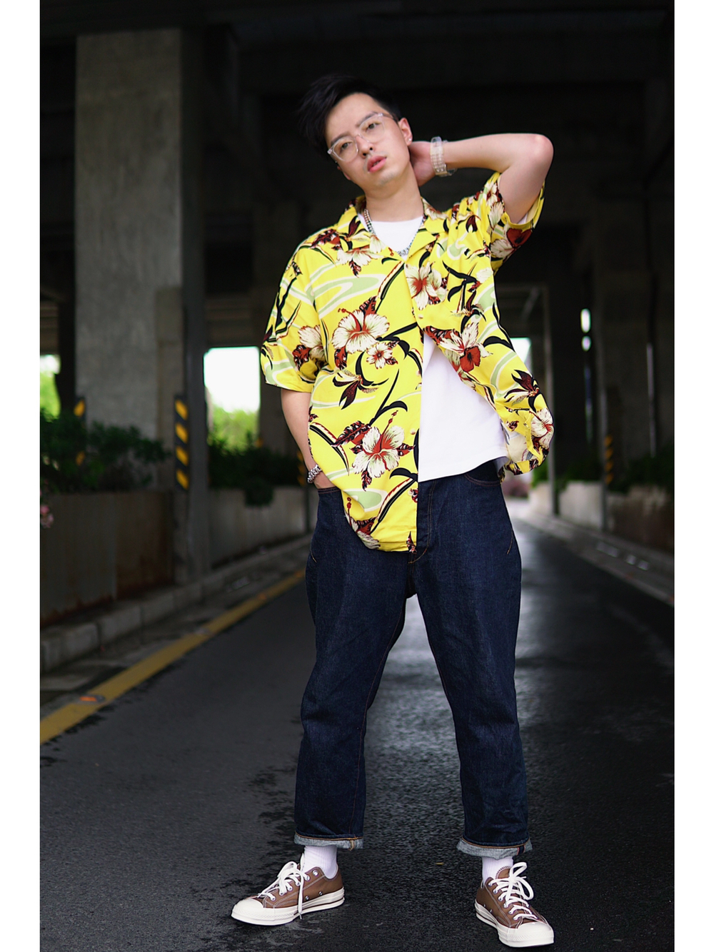 💛夏威夷衬衫造型怎么搭?