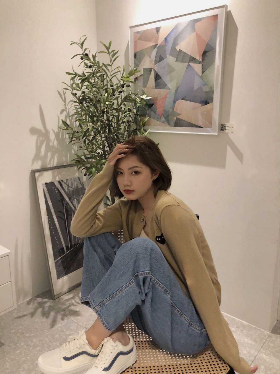 简约开衫舒适感穿搭🧡