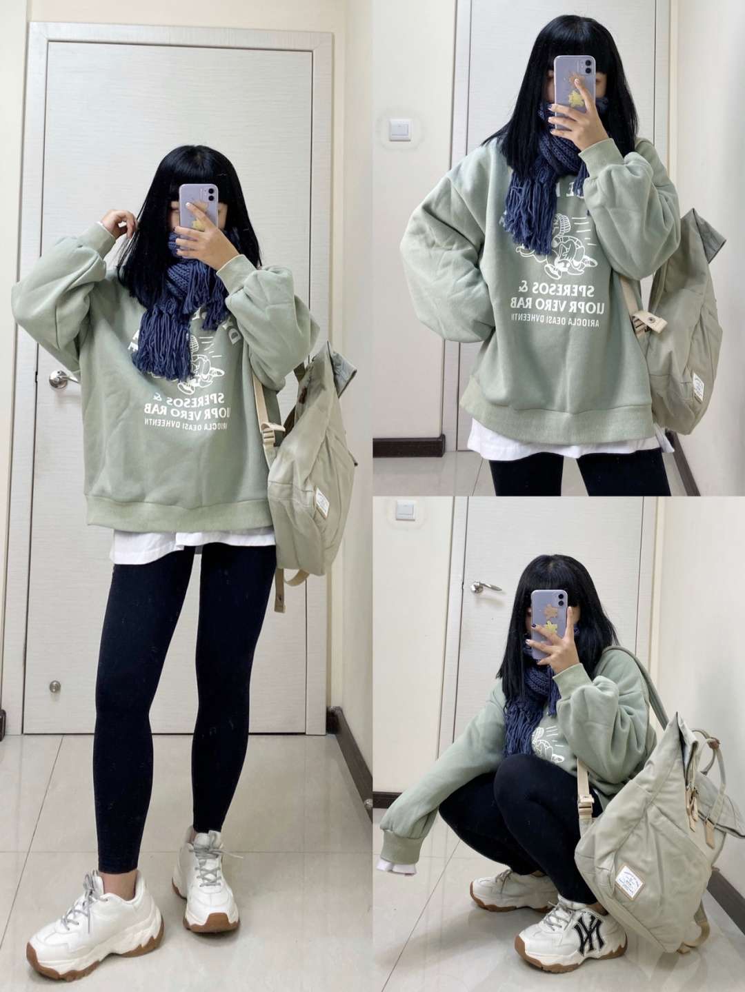 小个子女生穿搭｜平价卫衣秋冬舒服穿搭合辑