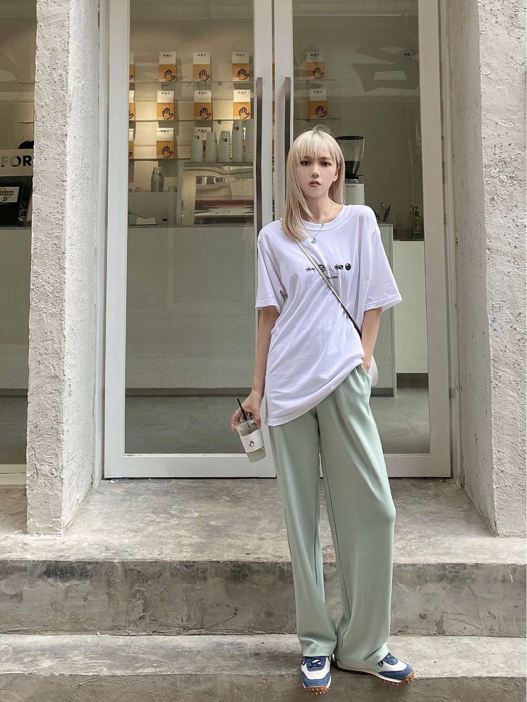 ootd | 夏日薄荷绿色懒人系穿搭🍃
