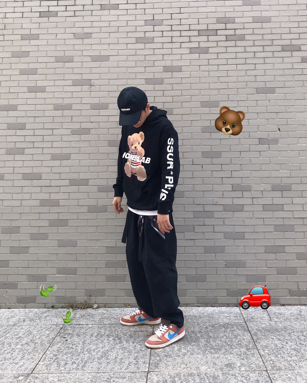 小熊卫衣身上套🐻慵懒出街才最妙🍃