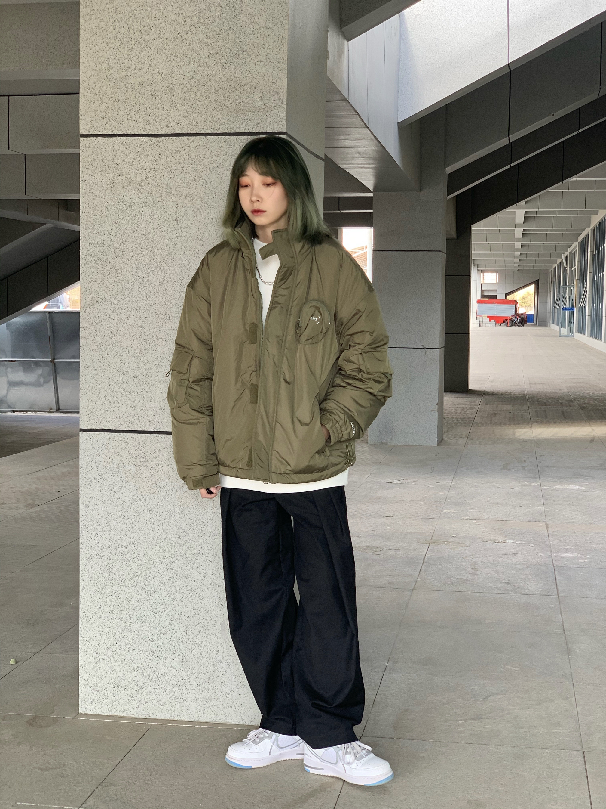 OOTD|军事风工装保暖棉衣