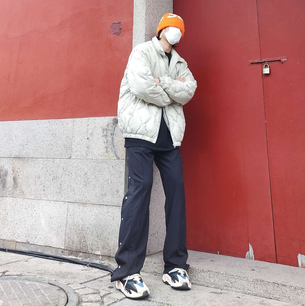 羽绒服就要穿酷的