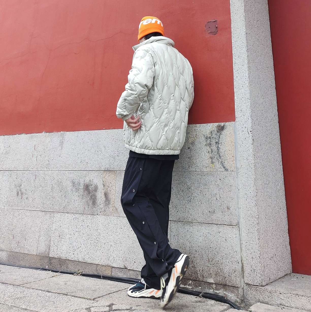 羽绒服就要穿酷的