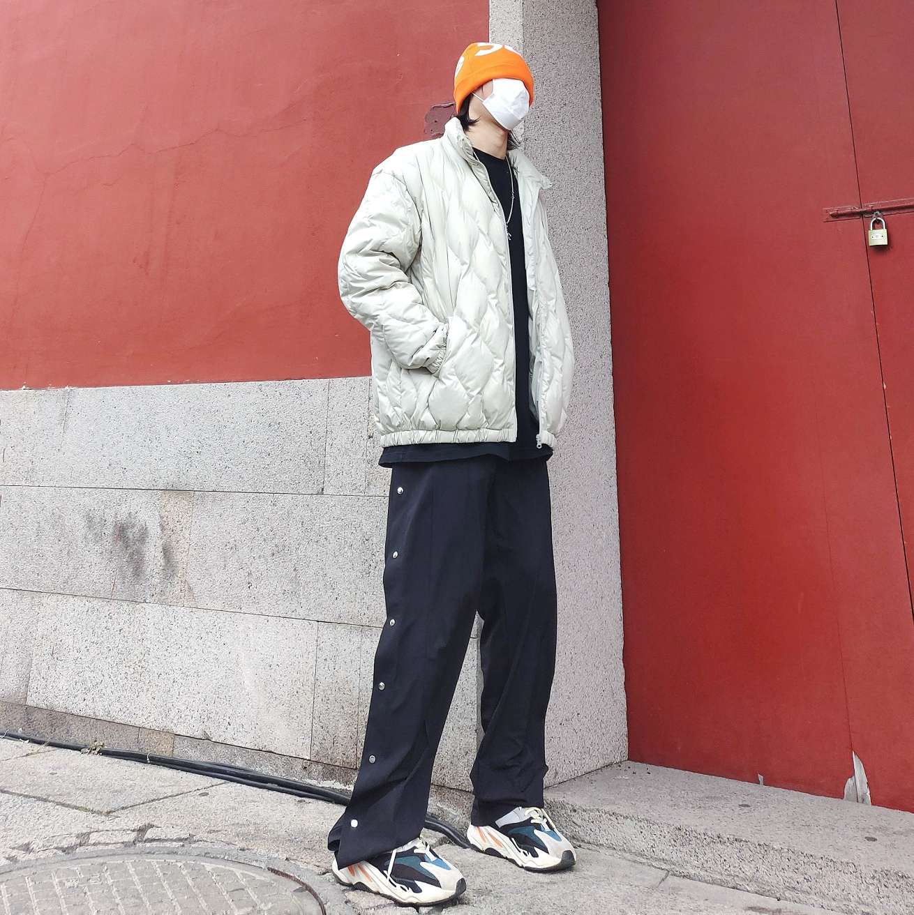 羽绒服就要穿酷的