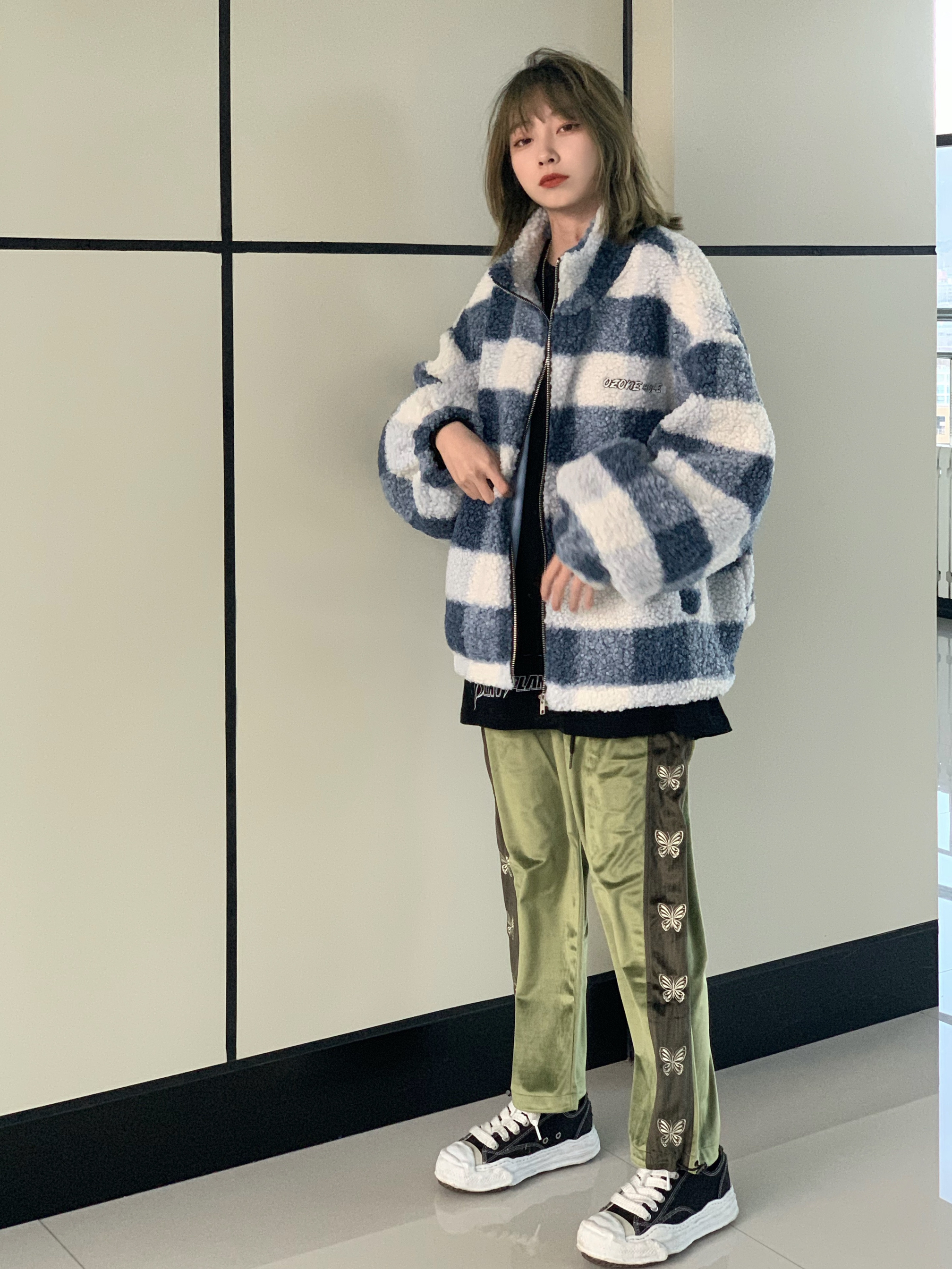 OOTD｜羊羔绒街头风穿搭
