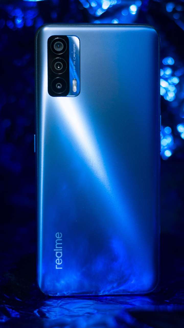 Realme V15 5g蓝色开箱图赏