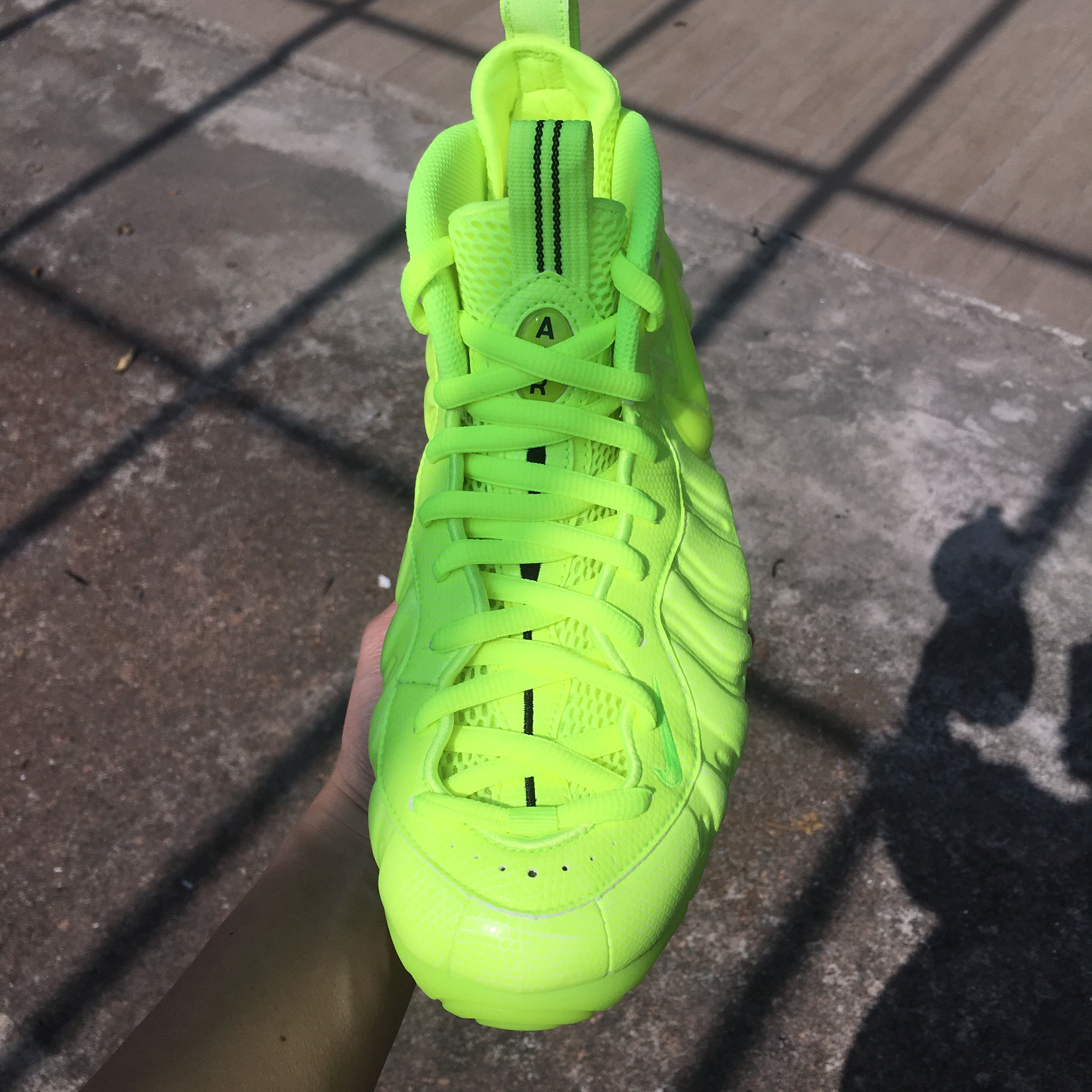 Foamposite Pro 荧光绿泡
