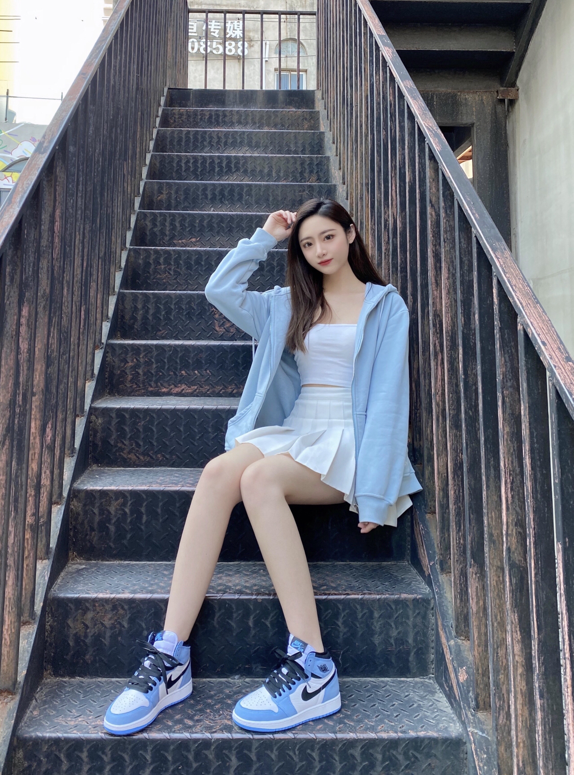 读大学当然要穿大学蓝啦💙