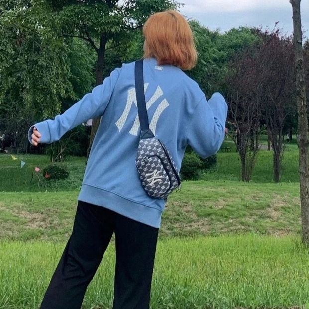 泫雅同款！mlb老花子母包